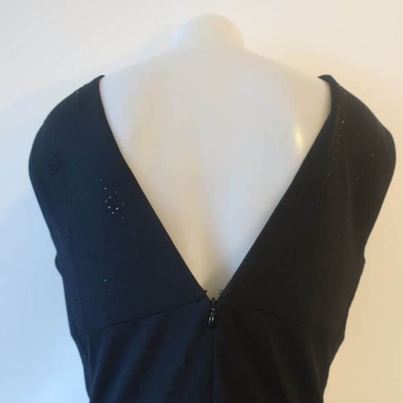 Womens Carla Westcott Black Sleeveless Maxi Evening Gown Dress 10 * - Picture 10 of 16